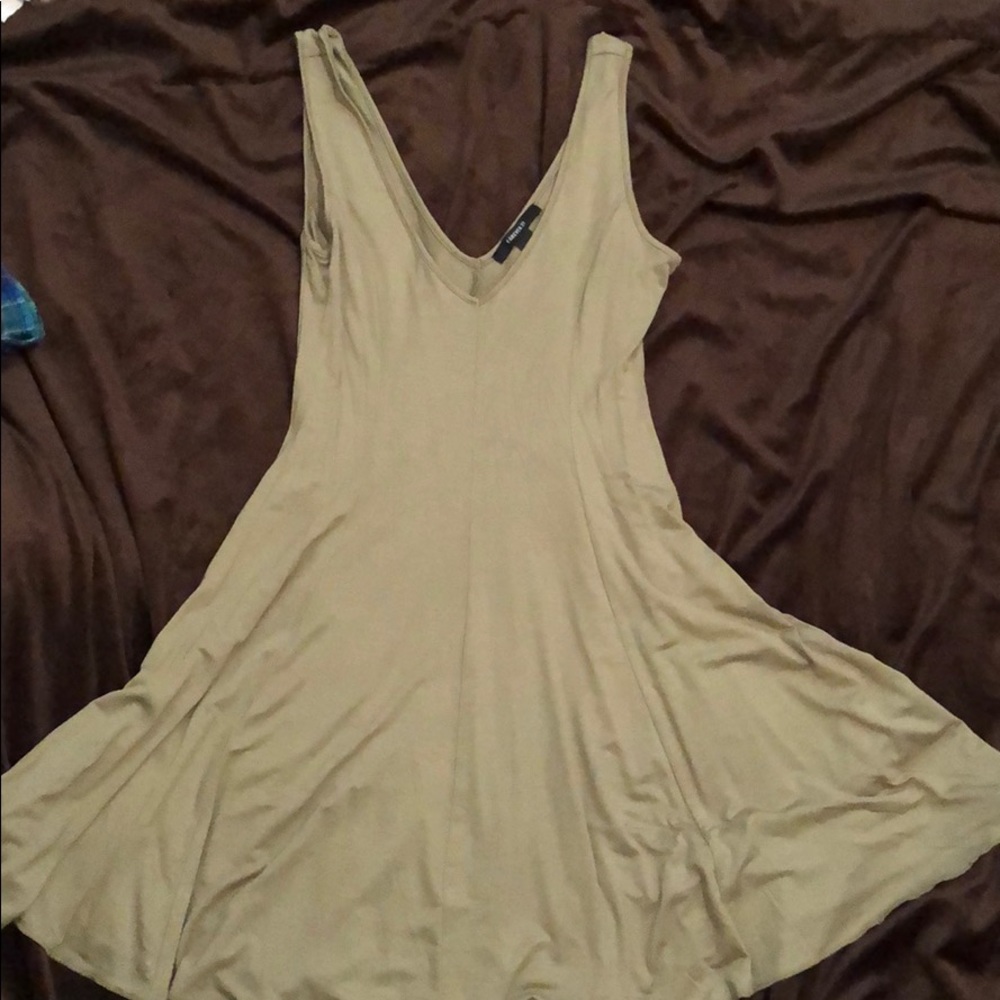 Olive green dress